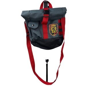 Harry Potter Gryffindor Backpack – Open Top Book Bag with Snap Clasp